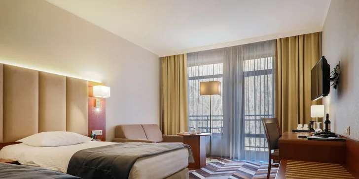 5* relax v poľských Beskydách: bazén s výhľadom, wellness aj raňajky