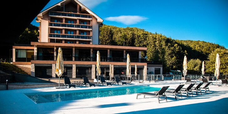 Luxusný, novozrekonštruovaný Hotel Impozant**** so špičkovým wellness, bazénom, športami a atrakciami vo Valčianskej doline