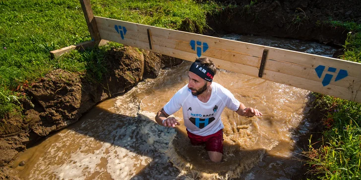 Štartovné na prekážkový beh HERO RACE pre deti i dospelých