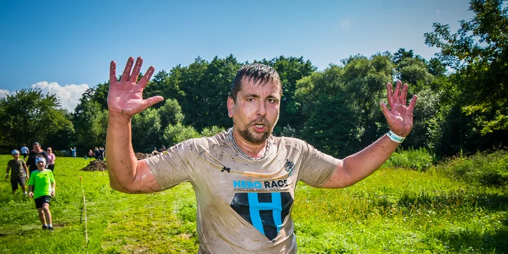 Štartovné na prekážkový beh HERO RACE pre deti i dospelých