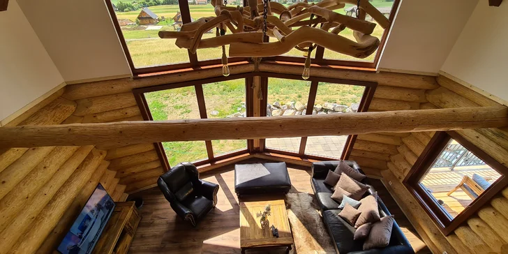 Leto alebo jeseň v očarujúcej prírode Liptova: prenajmite si luxusný chalet až pre 14 osôb