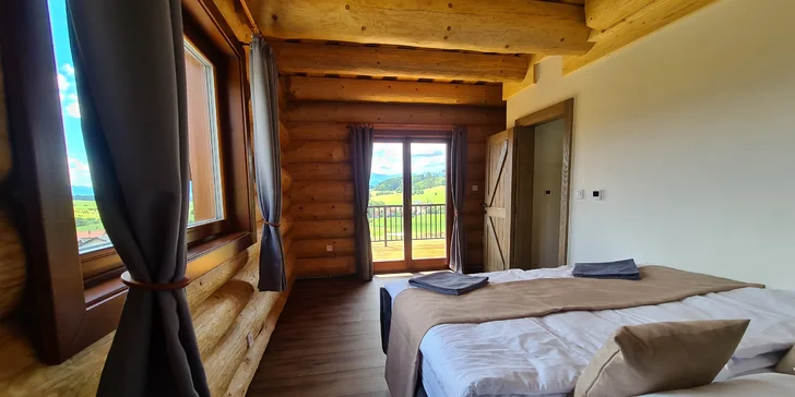 Leto alebo jeseň v očarujúcej prírode Liptova: prenajmite si luxusný chalet až pre 14 osôb