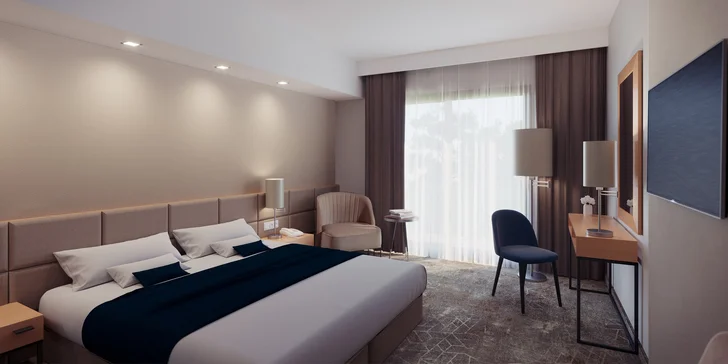 Úplne nový hotel v Šoproni: polpenzia, wellness a poukaz na procedúry, dieťa do 5,9 alebo 11,9 rokov zadarmo