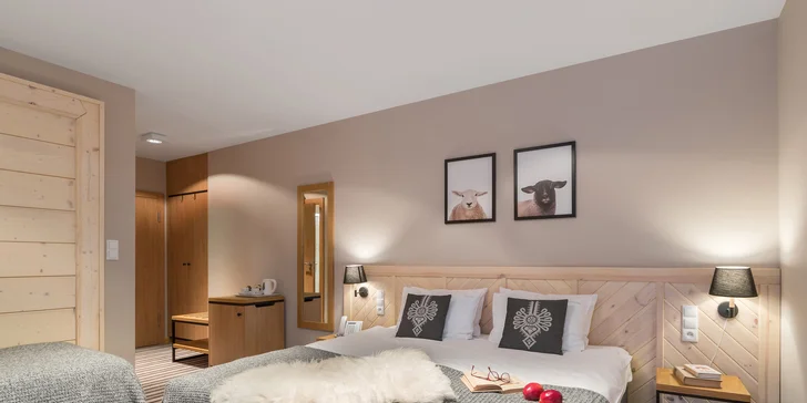 Príjemný oddych v Zakopanom: moderný hotel s komfortnými izbami, raňajkami či polpenziou
