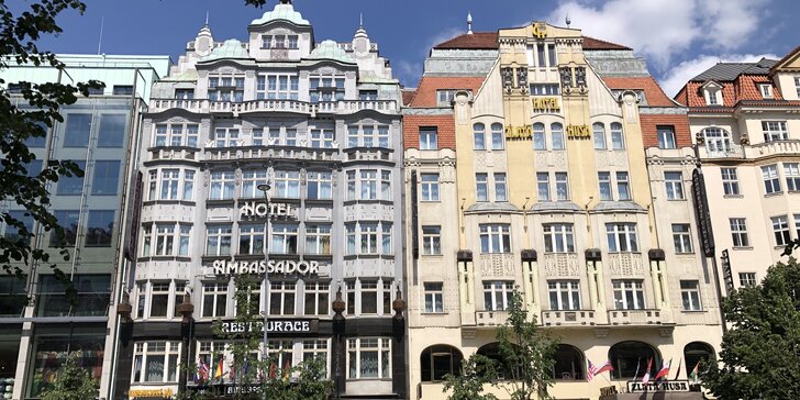 Luxusný 5* pobyt pre dvoch v centre Prahy: raňajky aj welcome drink