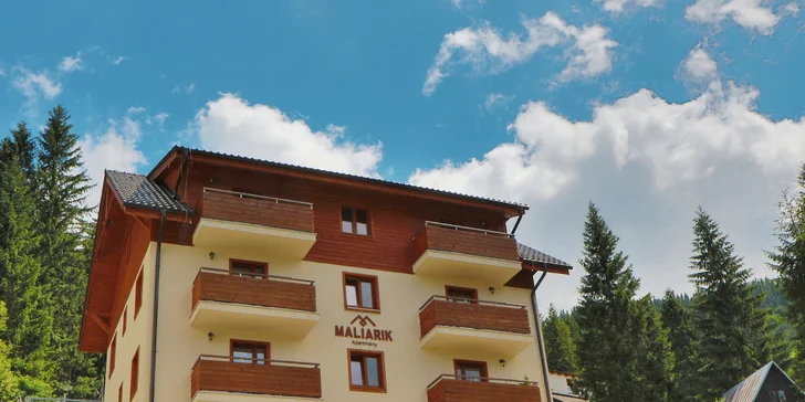 Príjemný pobyt v očarujúcej prírode Jasnej: apartmány s kuchyňou aj balkónom pre 5 osôb