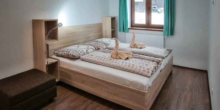 Príjemný pobyt v očarujúcej prírode Jasnej: apartmány s kuchyňou aj balkónom pre 5 osôb