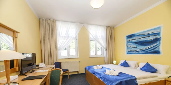 Relaxačný 4* pobyt v centre Karlových Varov: raňajky, polpenzia, wellness aj zľava na procedúry