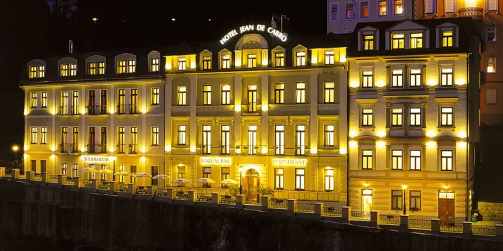 Relaxačný 4* pobyt v centre Karlových Varov: raňajky, polpenzia, wellness aj zľava na procedúry