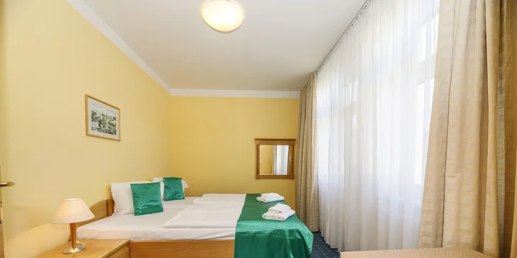 Relaxačný 4* pobyt v centre Karlových Varov: raňajky, polpenzia, wellness aj zľava na procedúry
