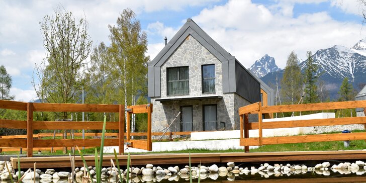 Rodinná dovolenka v moderne zariadenej chate na úpätí Vysokých Tatier