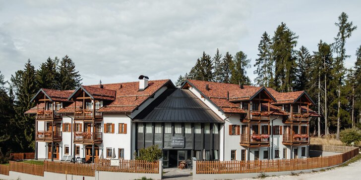 3* hotel v Dolomitoch: ideálne pre cyklistov a pešiu turistiku, polpenzia a pobyt mimo sezónu s nocou zadarmo