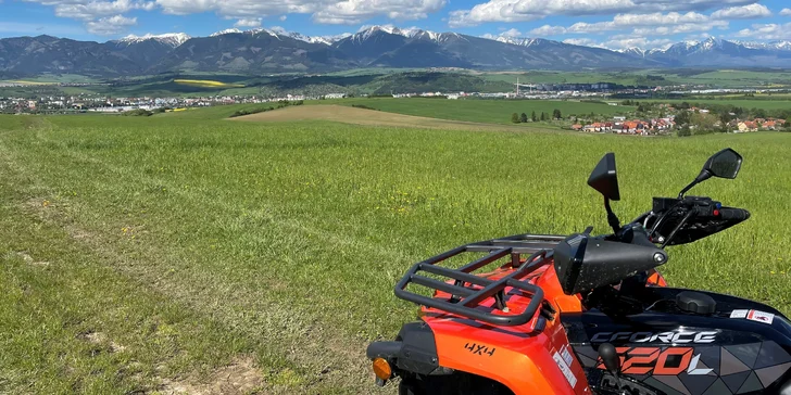 Adrenalínová jazda cez Liptov na parádnych štvorkolkách