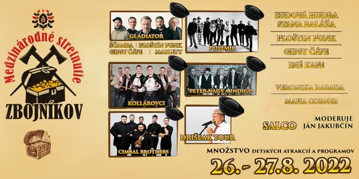 Festival Medzinárodné stretnutie zbojníkov 26. - 27.8.2022