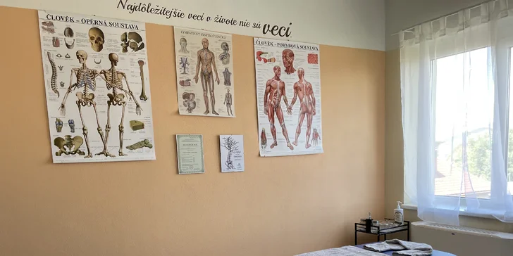 Klasická masáž chrbta, nôh alebo celého tela v Nitre