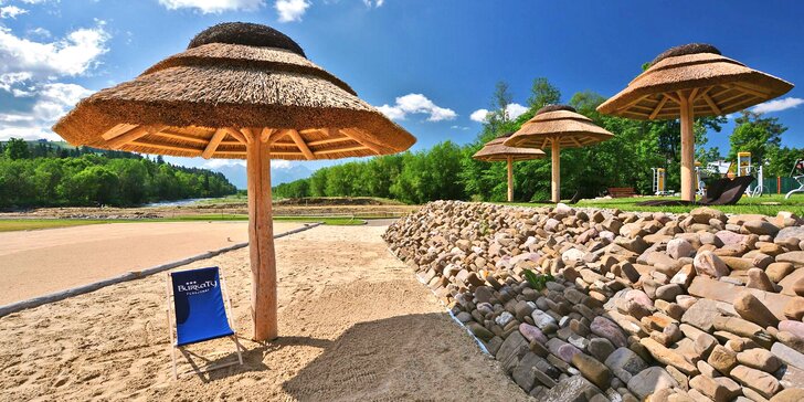 Dovolenka v Białke Tatrzańskej: neobmedzené wellness a súkromná piesočnatá pláž s výhľadom na Tatry