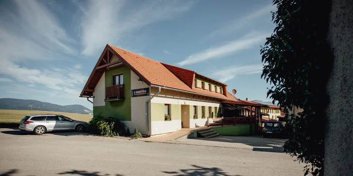 Výnimočný pobyt v penzióne len 3 km od centra Martina s polpenziou a vstupom do wellness