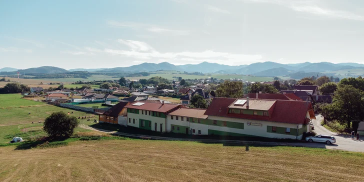 Výnimočný pobyt v penzióne len 3 km od centra Martina s polpenziou a vstupom do wellness