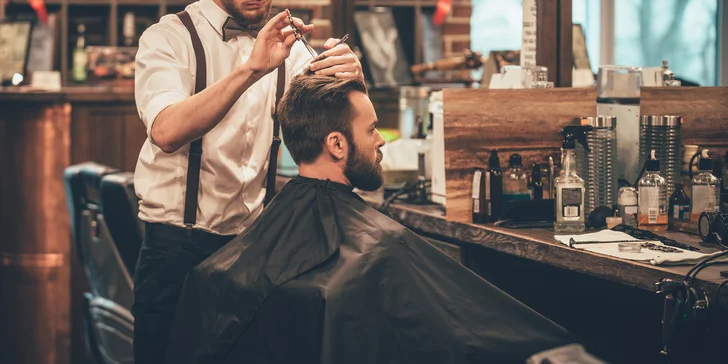 Detský či pánsky strih s úpravou brady v novom Barber shope