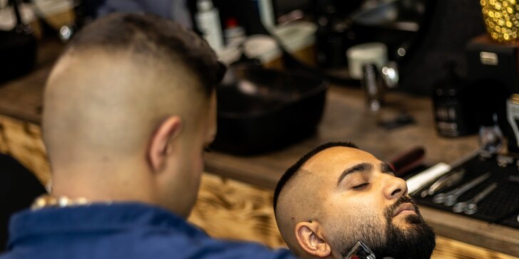 Detský či pánsky strih s úpravou brady v novom Barber shope
