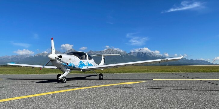 Zážitkové lety luxusným lietadlom DIAMOND DA-40 aj s možnosťou pilotovania