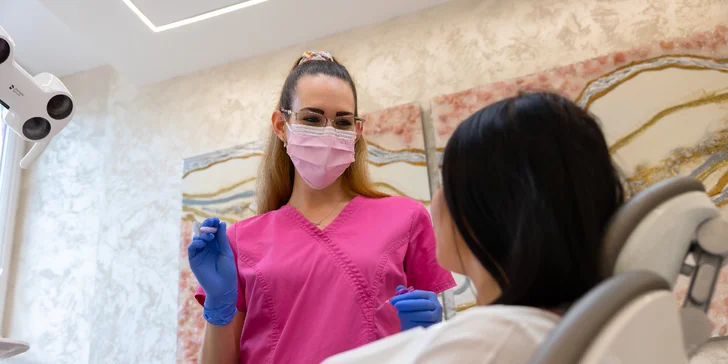 Dentálna hygiena s Air flow a bielenie zubov