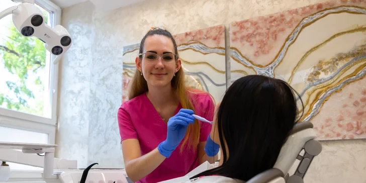 Dentálna hygiena s Air flow a bielenie zubov