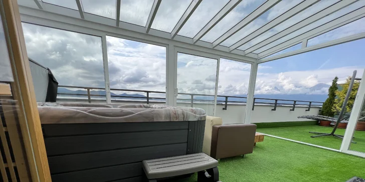 Romantický pobyt s neobmedzeným privátnym wellness a panoramatickým výhľadom na Tatry