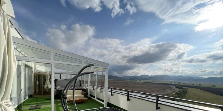Romantický pobyt s neobmedzeným privátnym wellness a panoramatickým výhľadom na Tatry