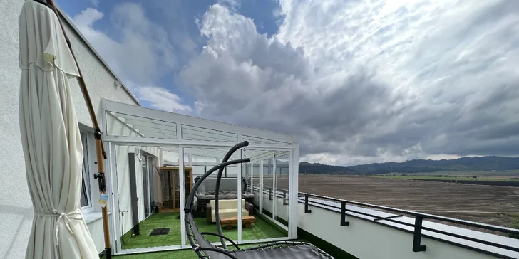Romantický pobyt s neobmedzeným privátnym wellness a panoramatickým výhľadom na Tatry