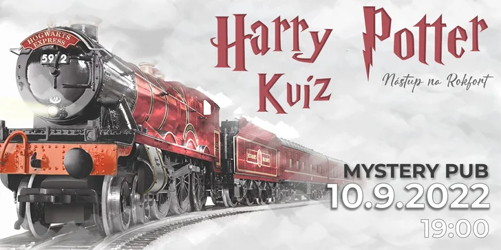 Kvízy v Mystery pub: Harry Potter, Priatelia a Dano Drevo
