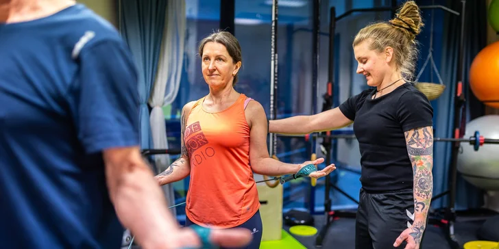 SM systém tréning, masáže aj cvičenie s fyzioterapeutom