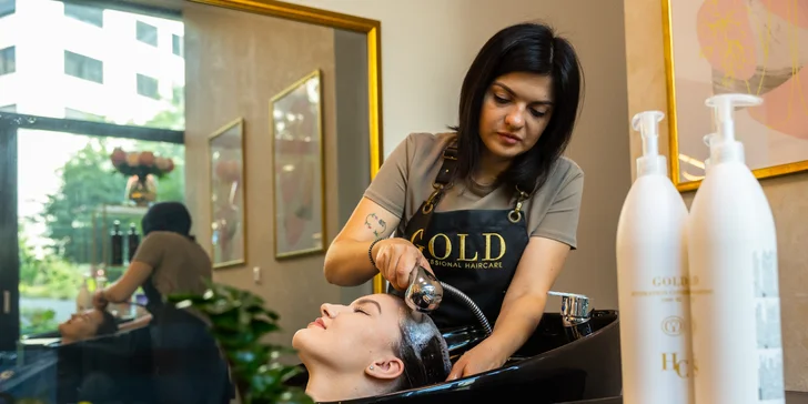 Melír, Balayage alebo Air Touch s podstrihnutím a kúrou