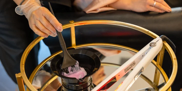 Melír, Balayage alebo Air Touch s podstrihnutím a kúrou