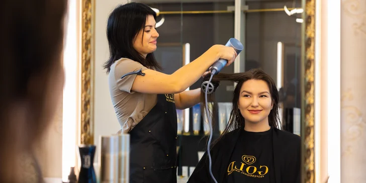 Melír, Balayage alebo Air Touch s podstrihnutím a kúrou