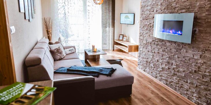 Jedinečné ubytovanie v modernom apartmáne priamo v srdci Horehronských hôr aj s wellness
