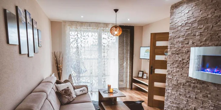 Jedinečné ubytovanie v modernom apartmáne priamo v srdci Horehronských hôr aj s wellness