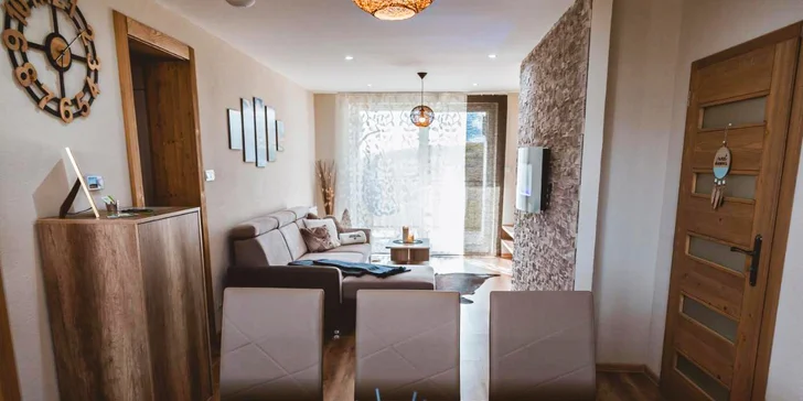 Jedinečné ubytovanie v modernom apartmáne priamo v srdci Horehronských hôr aj s wellness
