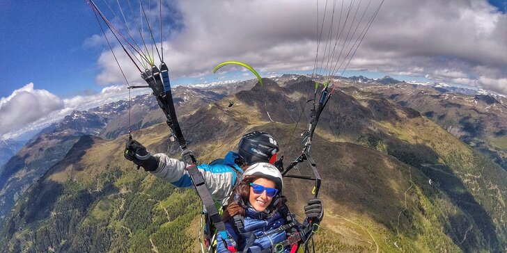 Tandemový paragliding s kvalitným videom a fotografiami
