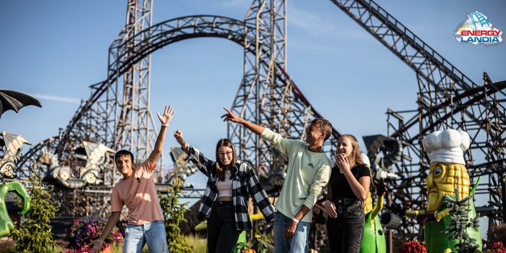 ENERGYLANDIA: Vstupy do zábavného parku s najväčším počtom horských dráh v Európe!