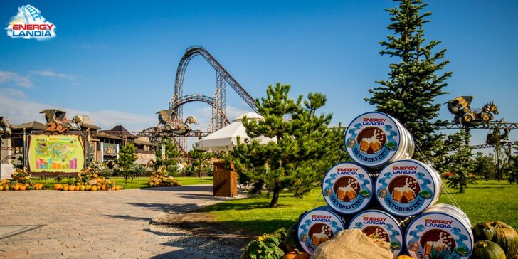 ENERGYLANDIA: Vstupy do zábavného parku s najväčším počtom horských dráh v Európe!