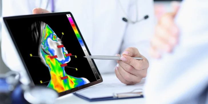 Termoskríning tela medicínskou termokamerou vo Vitare