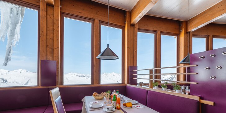 Zimná dovolenka v Južnom Tirolsku: najvyššie položený hotel priamo na ľadovci, polpenzia a wellness