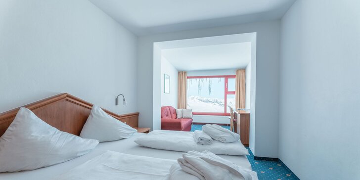 Zimná dovolenka v Južnom Tirolsku: najvyššie položený hotel priamo na ľadovci, polpenzia a wellness