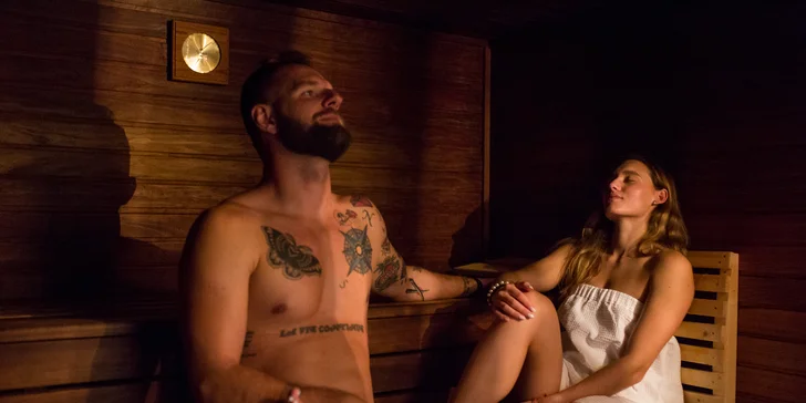 Vstupy do fínskej a parnej sauny aj relaxačná masáž