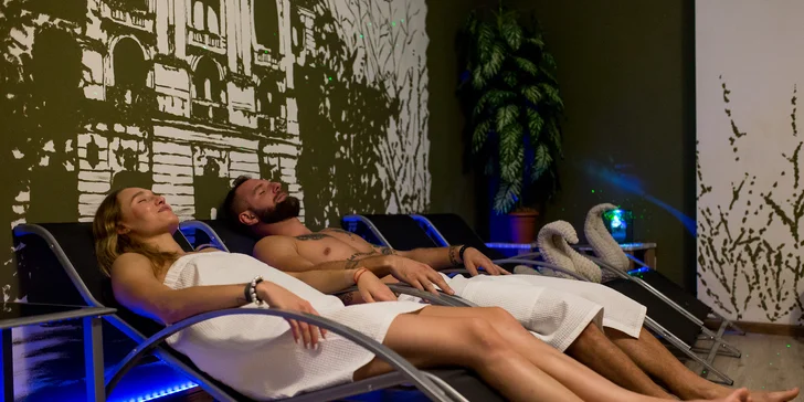 Vstupy do fínskej a parnej sauny aj relaxačná masáž