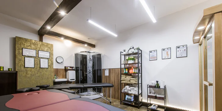 Infrasauna s Proseccom, klasická masáž alebo chiropraxia