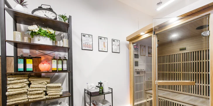 Infrasauna a masáže v Chiro Medical: klasická, párová aj špeciálna kompresná vákuová masáž proti celulitíde