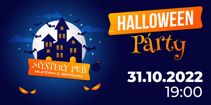 Halloweenska párty s veštením, tombolou a občerstvením