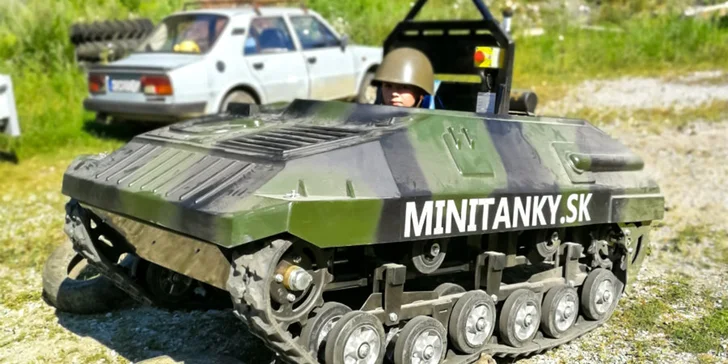 Zažite adrenalínovú jazdu na MINI TANKOCH a streľbu z paintballovej zbrane pri Košiciach